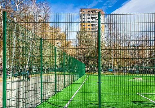 2Д забор для футбольной площадки в Белебее