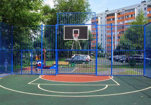 Забор Protect для баскетбольной площадки в Белебее